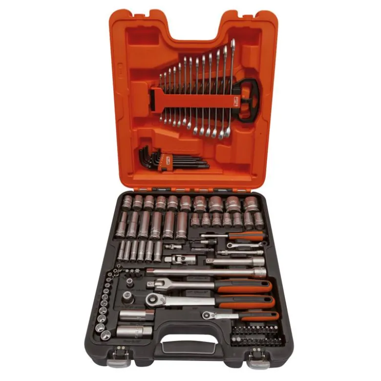 Bahco Hylsnyckelsats 1/4" och 1/2" med u-ringnycklar, 103 delar