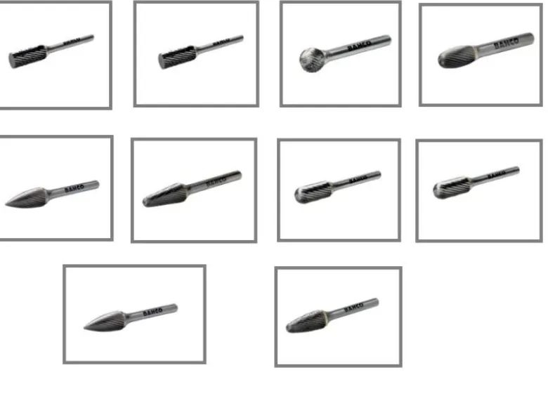 Bahco Roterande filar set 10-delar