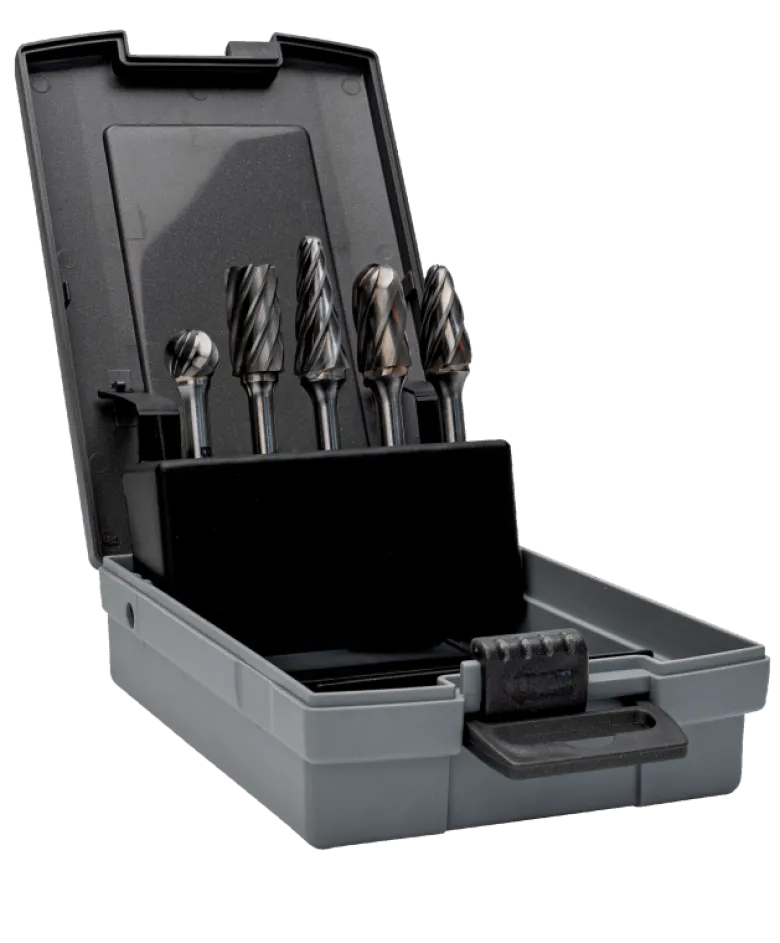 Bahco Roterande filar set 5-p Aluminium