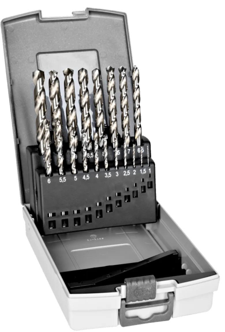 Bahco Spiralborrsats HSS-G 19-delar