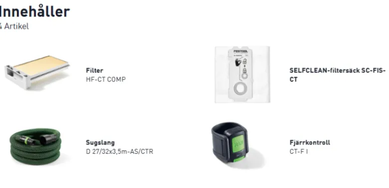 Batteridriven Dammsugare CLEANTEC CTMC MIDI I-Basic