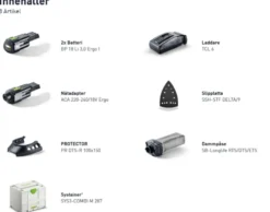 Festool Batterislip Delta DTSC 400 3,0 I-Set