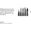 Festool DOMINO-brickor bok, sortiment DS 4/5/6/8/10 1060 BU