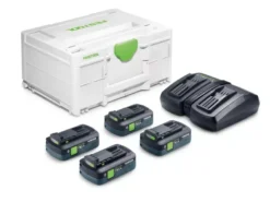 Festool Laddpaket SYS 18V 4xTBX4/TCL6DUO