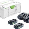 Festool Laddpaket SYS 18V 2x4,0/TCL 6 DUO