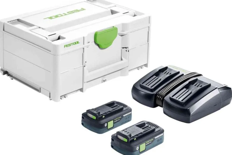 Festool Laddpaket SYS 18V 2x4,0/TCL 6 DUO