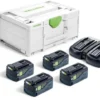 Festool Laddpaket SYS 18V 4x5,0/TCL 6 DUO