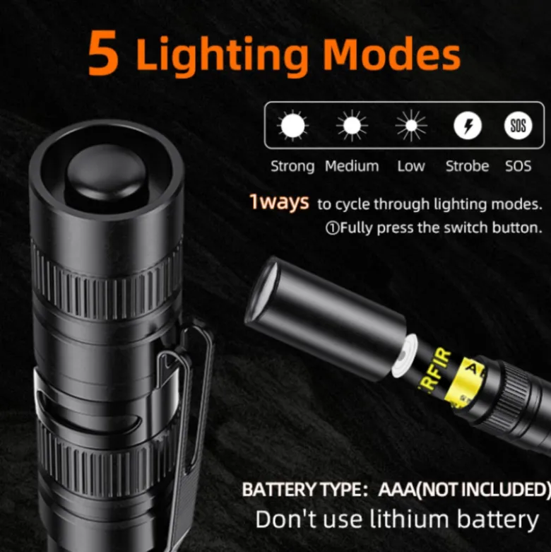 Ficklampa Pen L28, 121 Lumens
