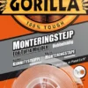 Gorilla Monteringstejp • vädertålig