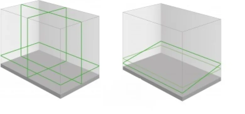 Komplett Multilinjelaser 3D Brave Grön med stativ