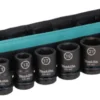 Krafthylssats 9-delar 1/2" 10-27mm, impact BLACK
