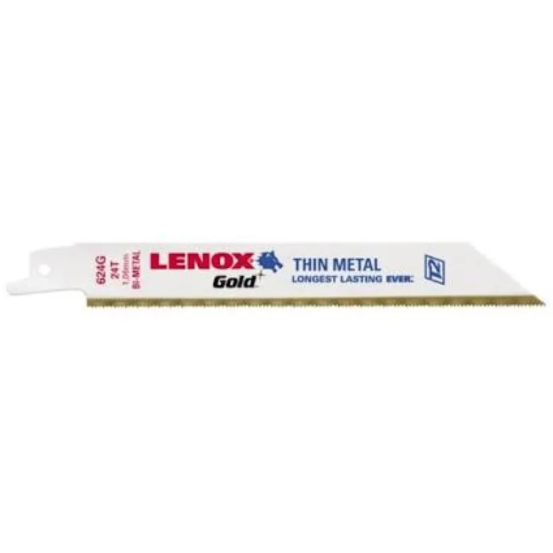 Lenox Gold Tigersågblad Metall 150mm 24TPI 5-pack