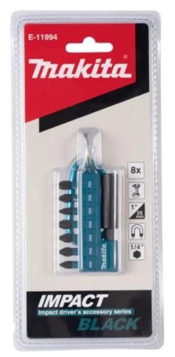 Makita Black Bitssats 25mm • 8-delar