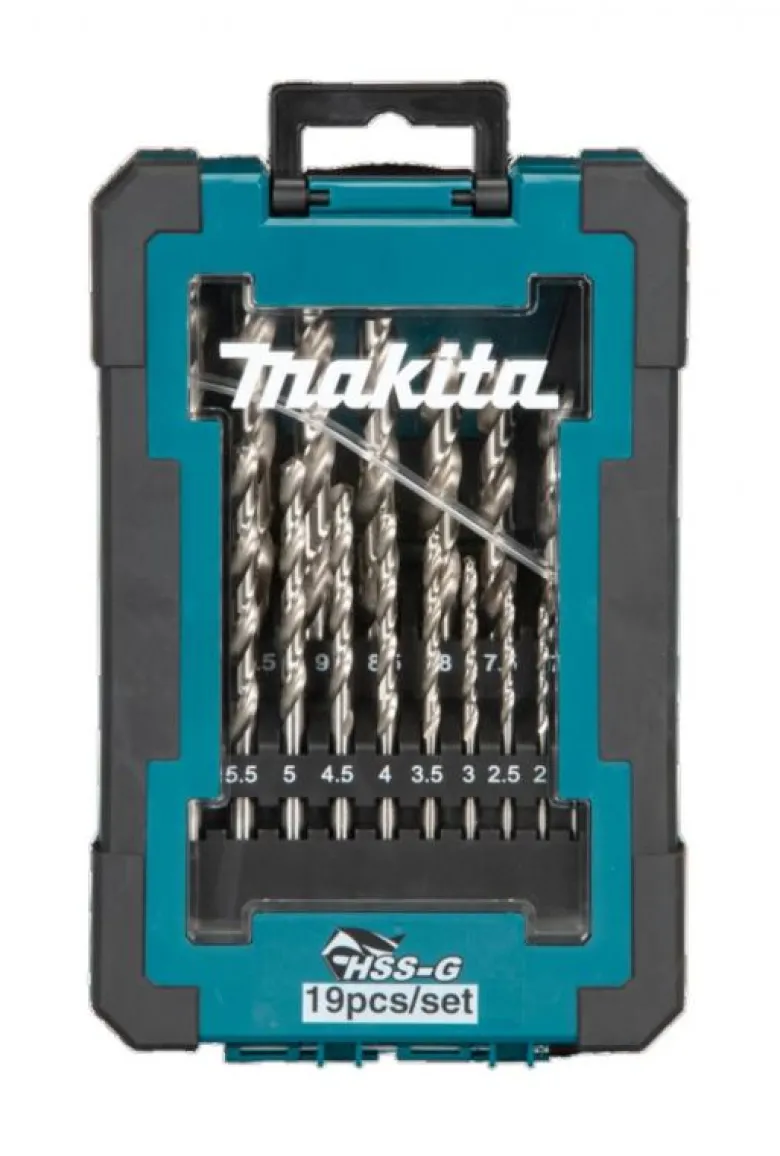 Makita Borrsats HSS-G 1-10mm 19-delar