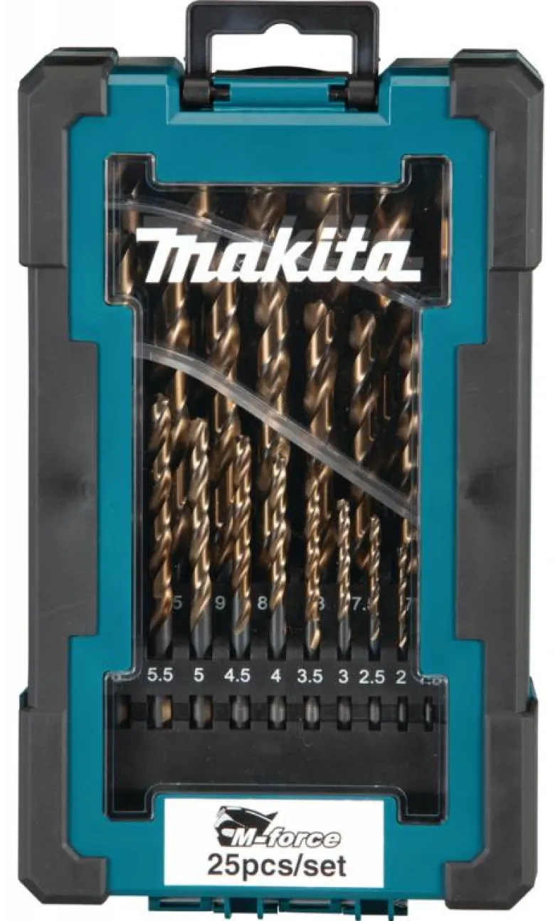 Makita Borrsats M-force 1-13mm, 25-delar
