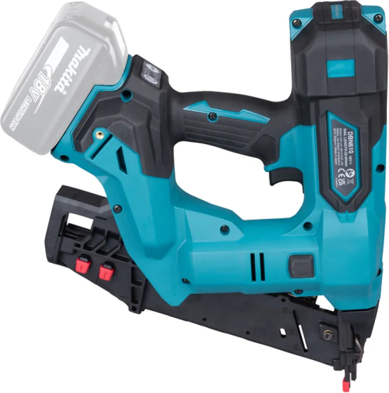 Makita DBN610ZJ Dyckertpistol vinklad 18V