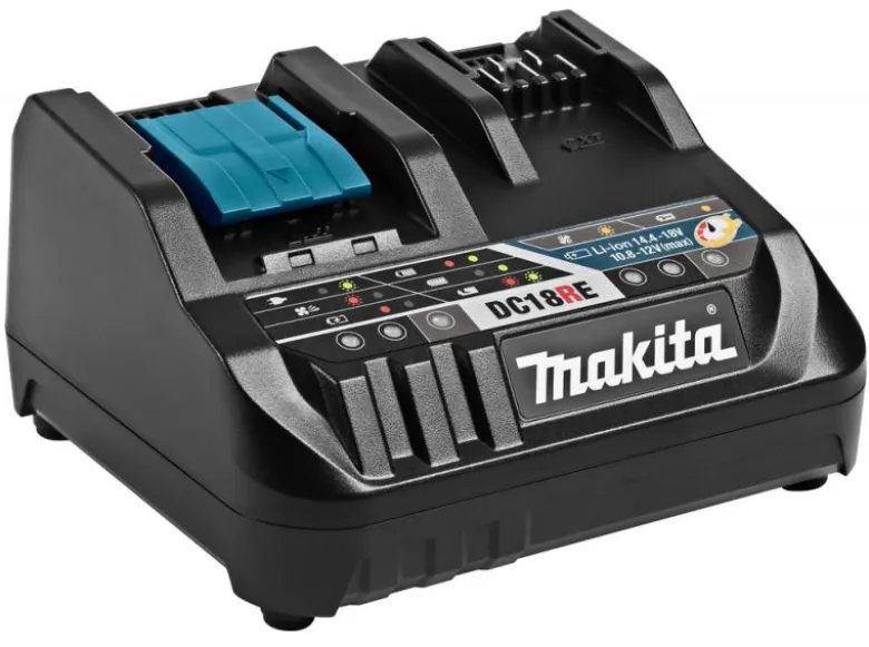 Makita DC18RE Snabbladdare 12Volt +18Volt