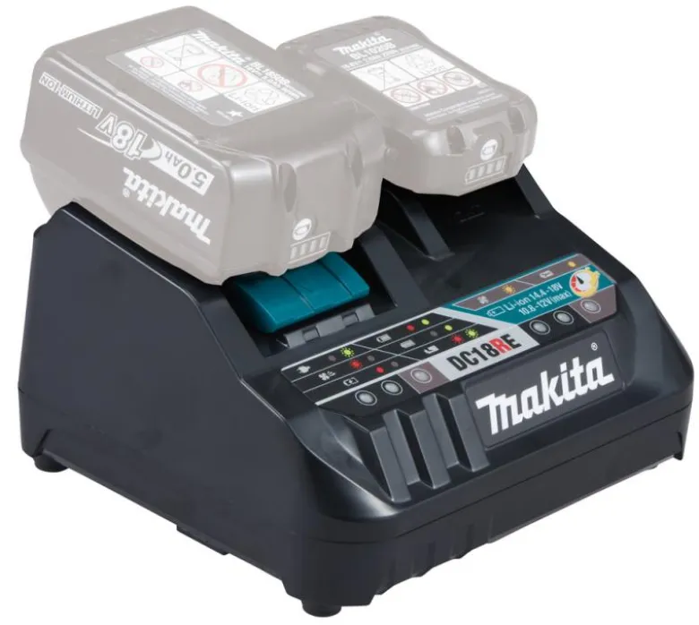Makita DC18RE Snabbladdare 12Volt +18Volt