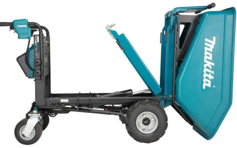 Makita DCU602Z Skottkärra 2x18V, med elektrisk tiltfunktion