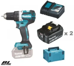Makita DDF484RGJ Borrskruvdragare 18V, komplett 2x6,0Ah
