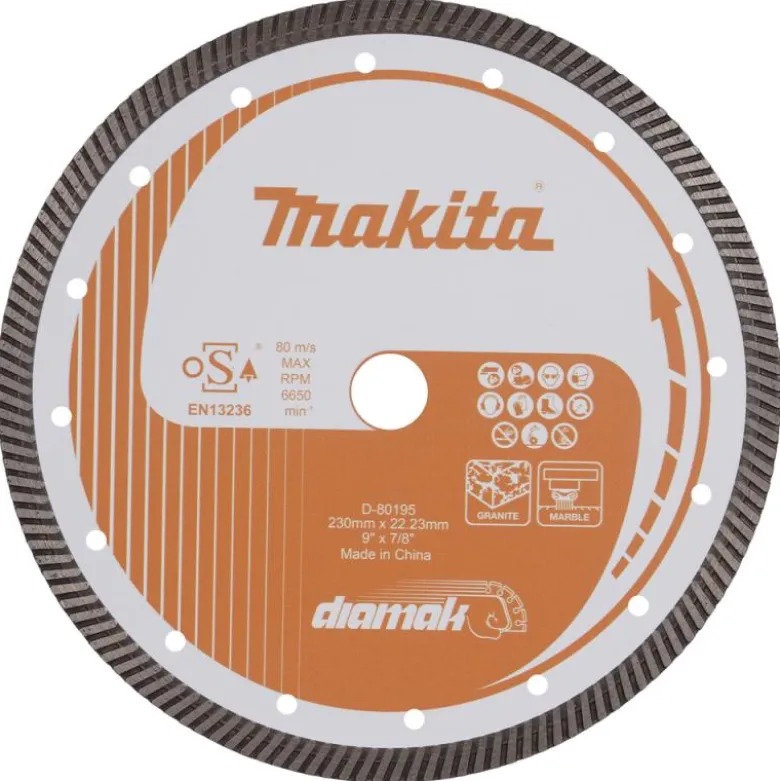 Makita Diamantklinga 230mm • Marmor, granit