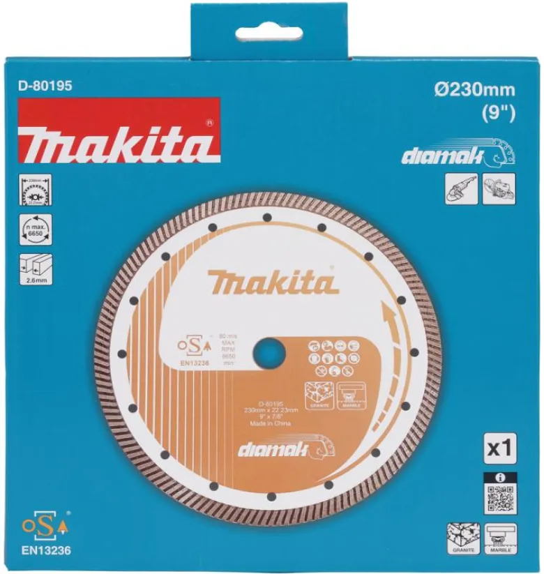 Makita Diamantklinga 230mm • Marmor, granit