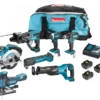 Makita DLX6038G Plus Combokit 6,0Ah (7 st maskiner i väska) +1st extra 5,0Ah-batteri-på-köpet! Värde 995:-