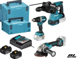Makita DLX3195JX1 Combokit (DDF484 + DGA504 + DHR243)