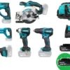 Makita DLX6141T Combokit 6 st maskiner i väska +1st extra 5,0Ah-batteri-på-köpet! Värde 995:-