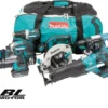 Makita DLX5032T combokit (5 st maskiner i väska) +1st extra 5,0Ah-batteri-på-köpet! Värde 995:-
