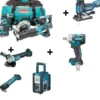 Makita DLX5032T superplus combokit (9 st maskiner i väska + Radio) +1st extra 5,0Ah-batteri-på-köpet! Värde 995:-