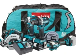 Makita DLX4197TX combokit (4 st maskiner i väska)