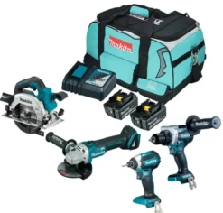 Makita DLX4156TX1 combokit 18V (4 st maskiner i väska)