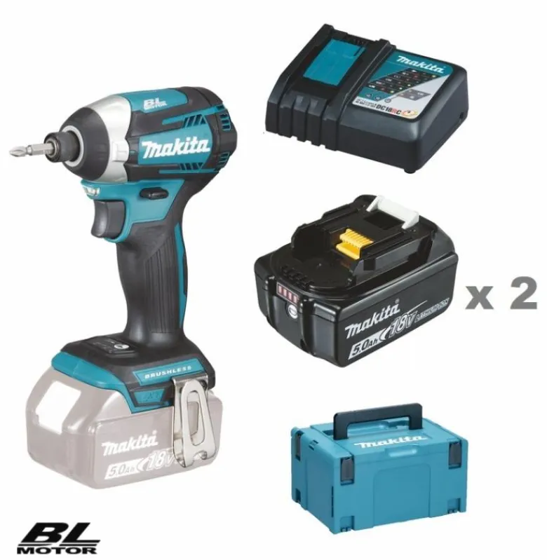 Makita DTD154RTJ Slagskruvdragare 18V, komplett