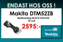 Makita DTM52ZB Multiverktyg 18V -Black edition