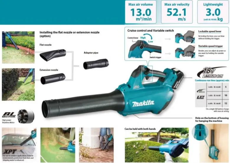 Makita DUB184Z Lövblås 18V