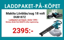 Makita DUB187Z Lövsug /blås 18V