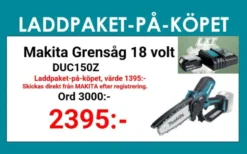 Makita DUC150Z Grensåg 18V (15cm)