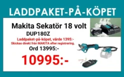 Makita DUP180Z Sekatör 18V