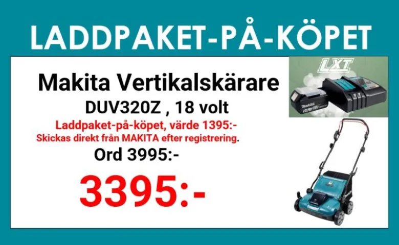 Makita DUV320Z Vertikalskärare 18V
