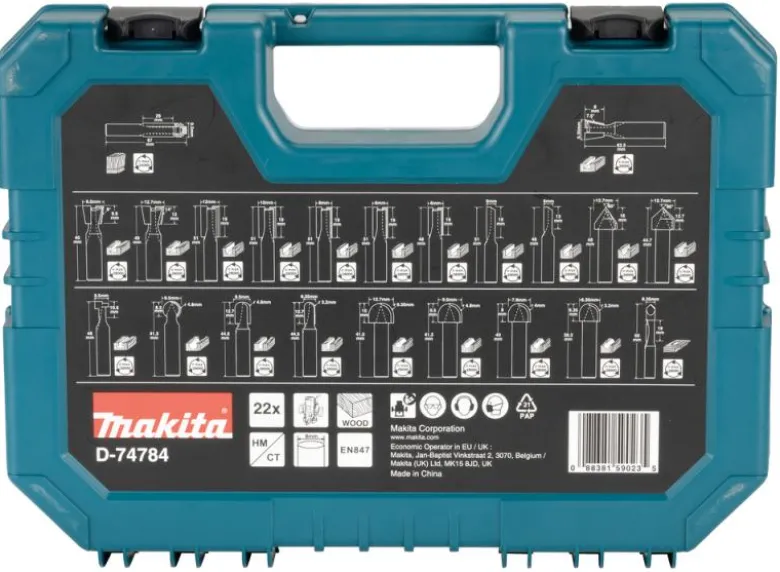 Makita Frässet 22-delar