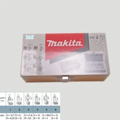 Makita Frässet 6-delar i trälåda