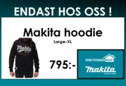 Makita Hoodie -Luvtröja