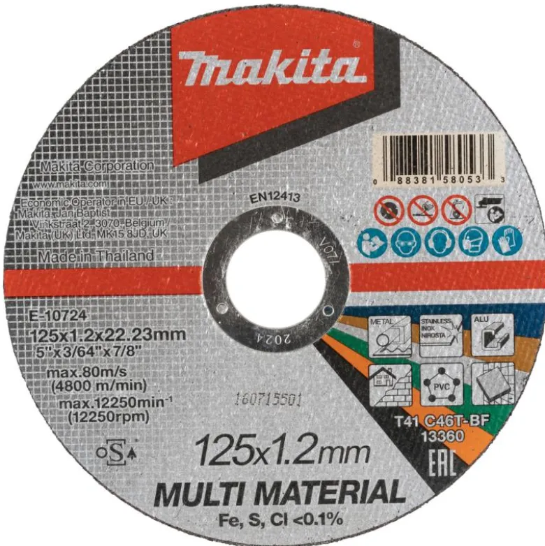 Makita kapskiva 125x1,2mm multi
