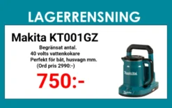 Makita KT001GZ Vattenkokare 40V