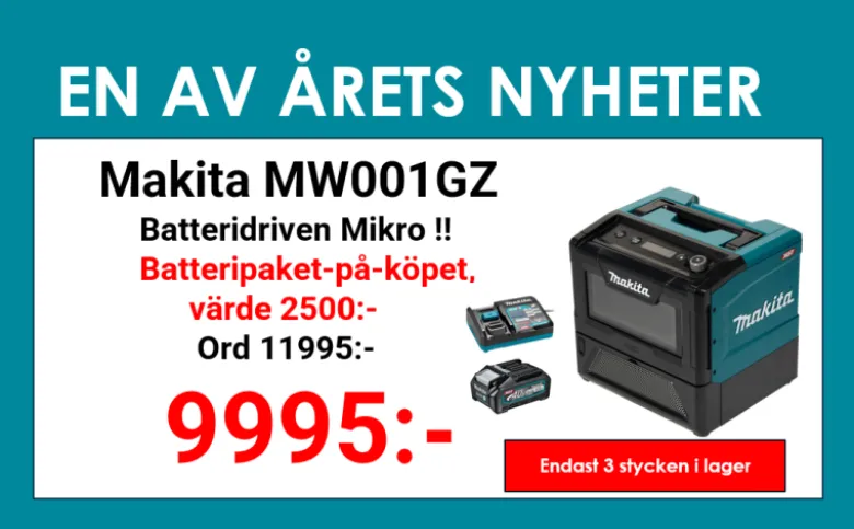 Makita Mikrovågsugn 40V