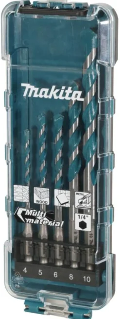 Makita Multiborrbitssats 5-delar , bitsfäste