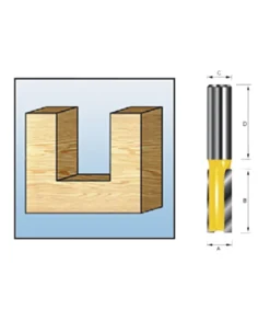 Makita Notfräs 10mm, tvåskär