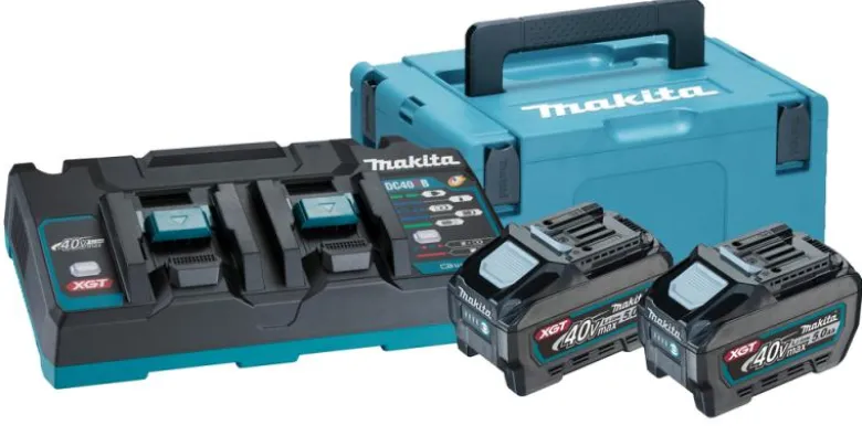 Makita Powerpack Dubbelladdare + 2x5,0Ah Laddpaket 40V