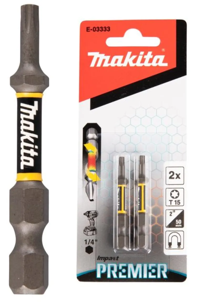 Makita Premier Bits T15 • 50mm • 2st